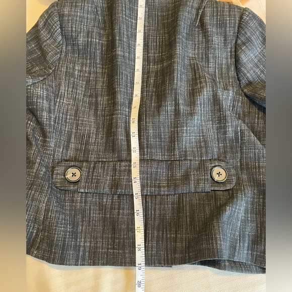 Jacob Double Breasted Blazer, Small, Charcoal. - Picture 5 of 6